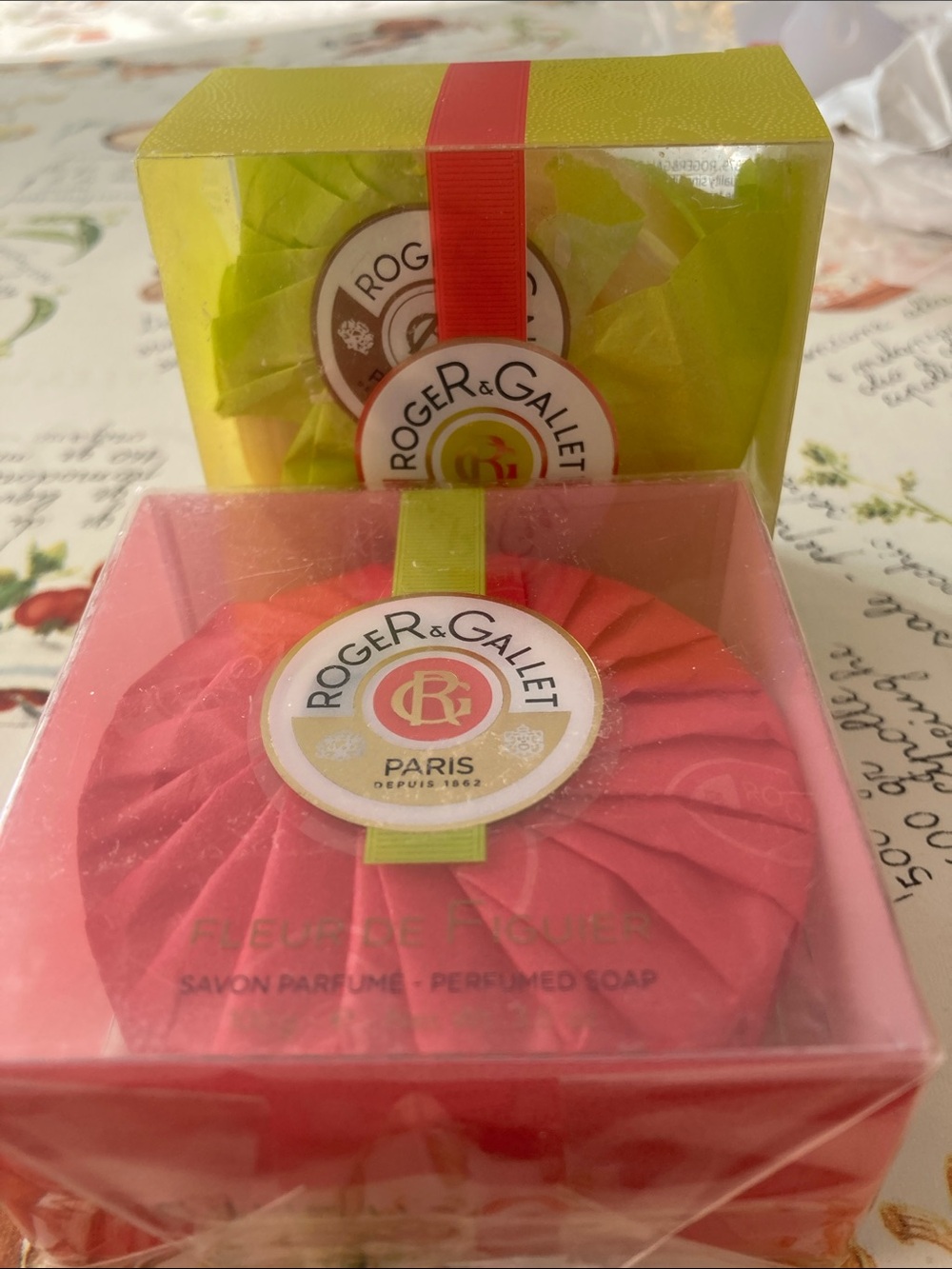 Pink Perfumed Round Soap - Floral Fragrance